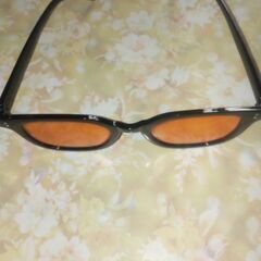 サングラス オレンジレンズ 男女兼用の画像