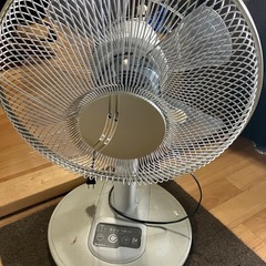 取引き中、扇風機