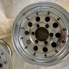 美品！ダンロップ製レンコンホイール7j タイヤホイールの画像