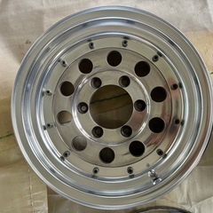 美品！ダンロップ製レンコンホイール7j タイヤホイールの画像