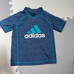 adidas ラッシュガード　ブルー　デニムカラー