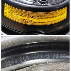 T105/90D12  80M  BRIDGESTONE TIRE  応急タイヤ(スペアタイヤ / テンパータイヤ) 12㌅ × 3.00B × 4穴 × PCD100mmの画像