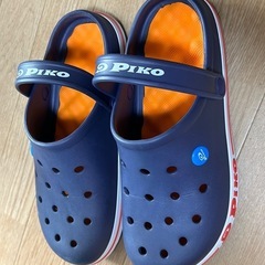 Piko クロッグサンダル ネイビー LLサイズの画像