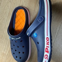Piko クロッグサンダル ネイビー LLサイズの画像