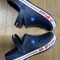 Piko クロッグサンダル ネイビー LLサイズの画像