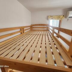 学習机付きベットの画像