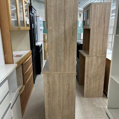 ★リユースのサカイ高崎店★TJ12068 ベガコーポレーション 食器棚 オーク H182.5×D41×W90 クリーニング済みの画像