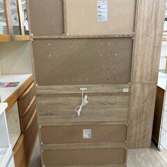 ★リユースのサカイ高崎店★TJ12068 ベガコーポレーション 食器棚 オーク H182.5×D41×W90 クリーニング済みの画像