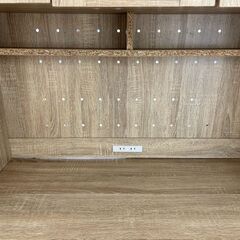 ★リユースのサカイ高崎店★TJ12068 ベガコーポレーション 食器棚 オーク H182.5×D41×W90 クリーニング済みの画像