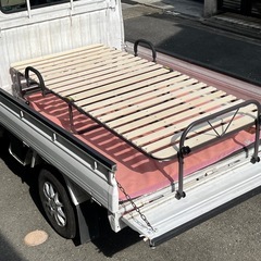 ✨美品✨折りたたみすのこベッド　シングルサイズ