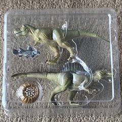 【アニア】 肉食恐竜ライバル激突セット【箱あり／背景マップ欠品】の画像