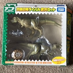 【アニア】 肉食恐竜ライバル激突セット【箱あり／背景マップ欠品】