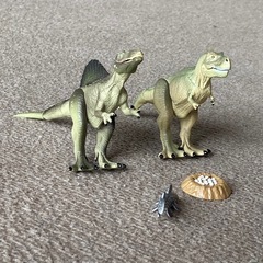 【アニア】 肉食恐竜ライバル激突セット【箱あり／背景マップ欠品】の画像