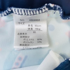 【帽子付き】男の子 水着 95センチの画像