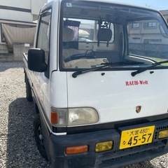 スバルサンバ軽トラック　エアコン付き4WD車検2年付きコミコミの画像