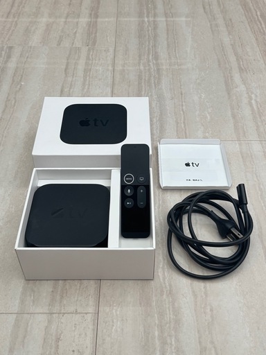 極美品Apple TV 4K HDR 32GB MQD22J/A A1842 Apple TV 4K MQD22J/A A1842 32GB OS16.2 A10X Fusion [タッチと