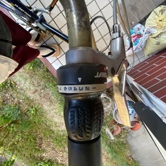 決まりました！20インチ折りたたみ自転車、【ダンロップ】SHIMANOシマノ・ 7段切り替え、ランプ付き の画像