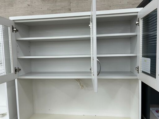 ☆リユースのサカイ高崎店☆TJ12071 食器棚 白 H190×D44.5×W118