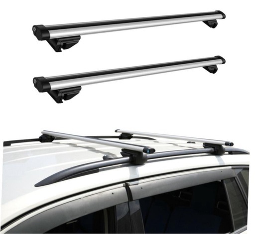 フォレスター用ルーフバーに取り付けるルーフラッククロスバー純正品　2本