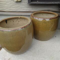 火鉢 水瓶 花器 などにの画像