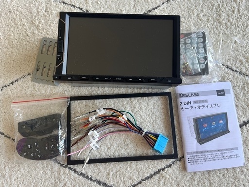 【ギフト】 新品未使用】KASUVAR オーディオ ディスプレイ 7インチ 2DIN カーナビ
