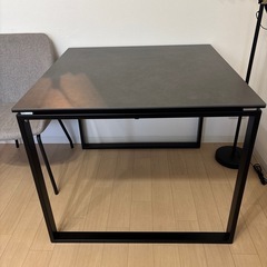 ニトリ セラミックダイニングテーブルセットの画像