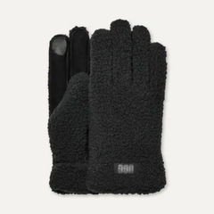 スマートフォン対応！UGGアグ　メンズ手袋　黒   の画像