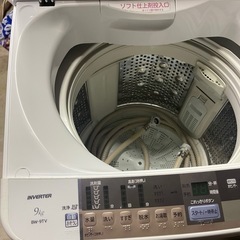 日立　洗濯機　BW-9TV  中古品　　近くなら配達可能
の画像