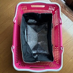 お買い物保冷バッグ　カゴに収まるサイズ　新品未使用未開封品　の画像