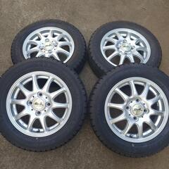 22年式TOYOタイヤ、ホイールセット　155/65/R13　ス...