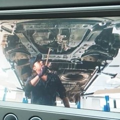 社外ホイール付きフィット！の画像