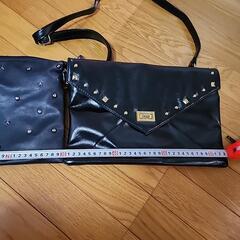黒色バック2点の画像