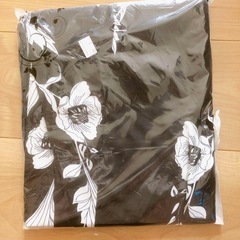 レディース　ガウチョパンツ　ワイドパンツ　L 黒の画像