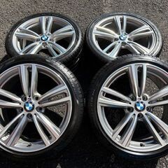 溝あり！BMW 3シリーズ(F30)ＭスポーツOP純正 ダブルス...
