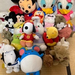 ぬいぐるみまとめてもらってください。
