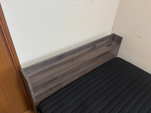【取引中】セミダブルベッド 引出し付き
