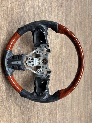 コペン　la400k ステアリング　ウッド