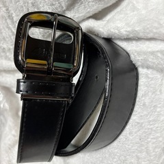 ミズノ　野球ベルト　黒の画像