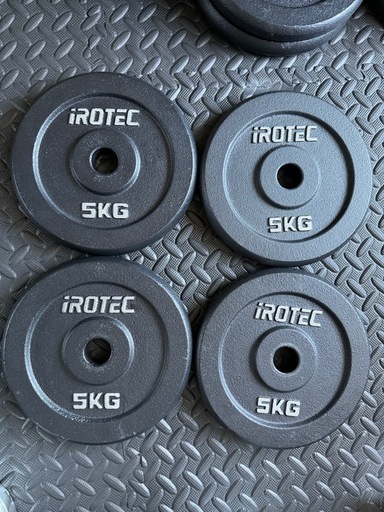 iROTEC 5kg他　ダンベルプレート 85kgセット