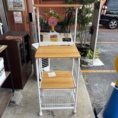 【レンジ台】【不二貿易】クリーニング済み【管理番号12206】町