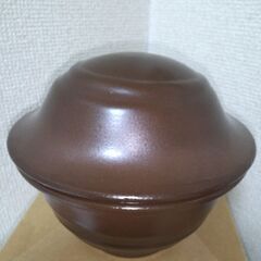 未使用×２個　東彼セラミックス焼き芋鍋 いもまる小　直径14.5全高12.2cmの画像