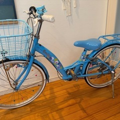 新品自転車　女の子　パステルプルー　変速機　