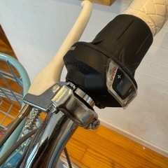 値下げ！新品自転車　女の子　パステルプルー　変速機　の画像