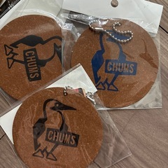 チャムス CHUMS キーホルダー  コースター セットの画像