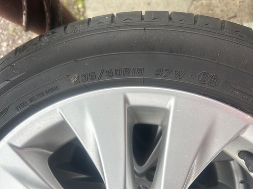 20系ヴェルファイア純正ホイールタイヤ付き