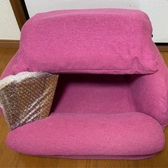 リクライニングチェア　1人掛けソファー　ピンク　の画像