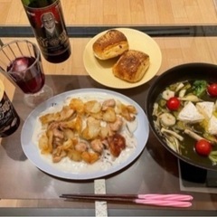 ガラステーブルの画像