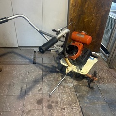 実働中古耕運機/管理機/農機具。エンジン修理済/サビ、汚れ多数あります。引き取り希望です🙇‍♂️の画像