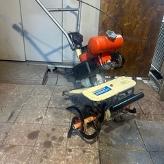 実働中古耕運機/管理機/農機具。エンジン修理済/サビ、汚れ多数あります。引き取り希望です🙇‍♂️の画像