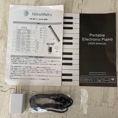 【動作確認済】ニコマク　88鍵盤　電子ピアノ　ワイヤレス&Bluetooth対応の画像